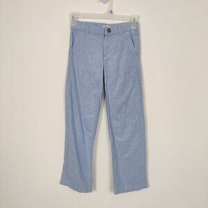 Gymboree Boy's Dress Pants in Light Blue Size 7 100% Cotton Formal Party Wedding
